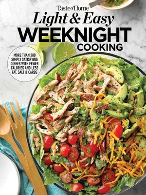 cover image of Taste of Home Light & Easy Weeknight Cooking